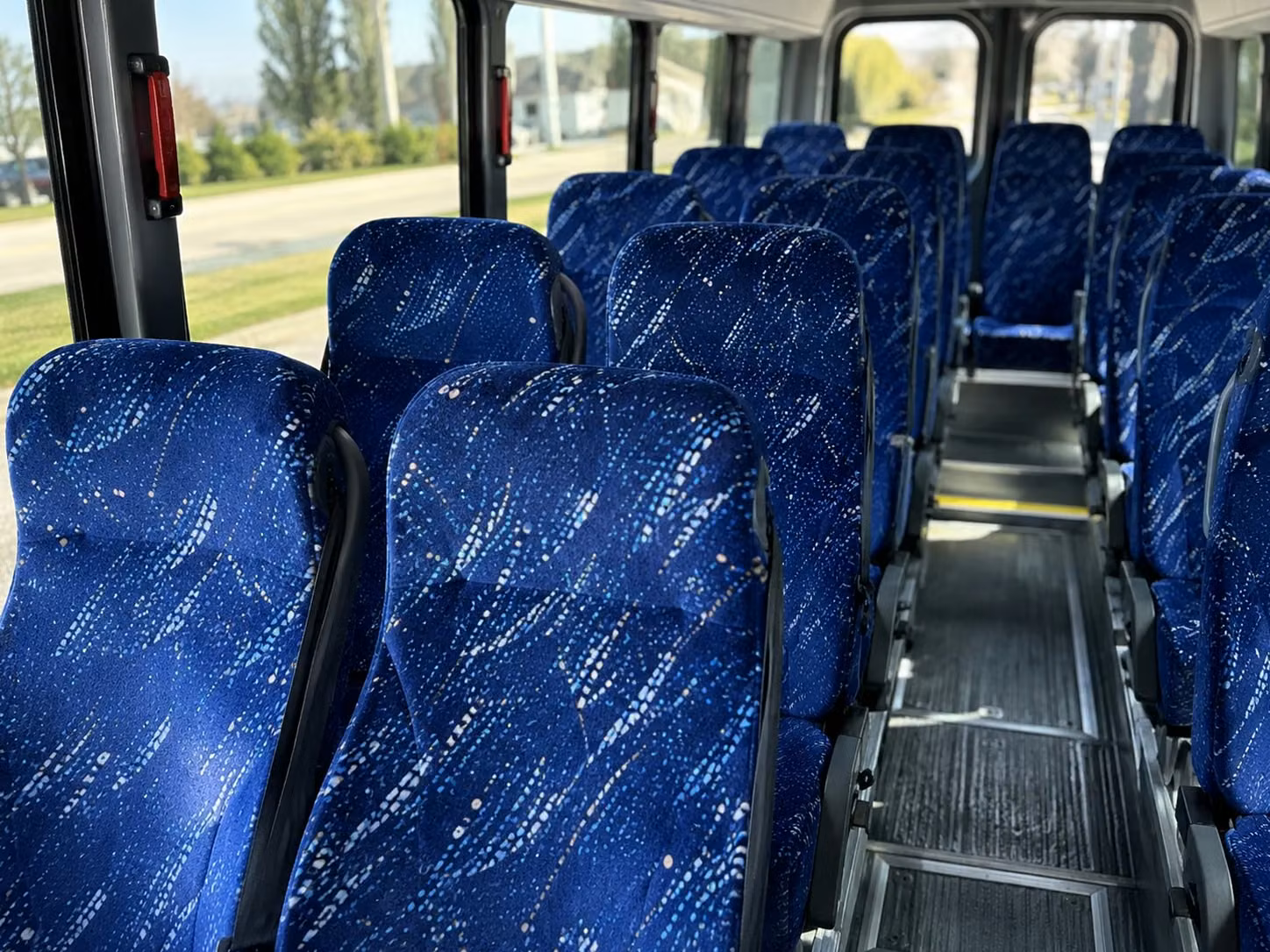 15 passenger minibus inside