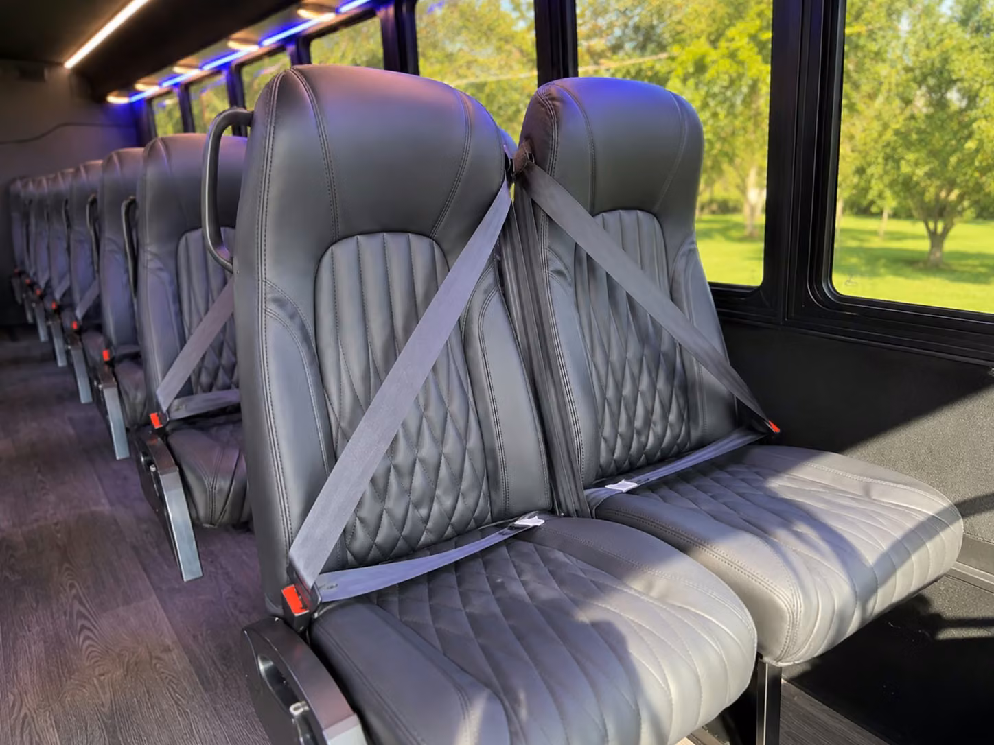 20 passenger minibus inside