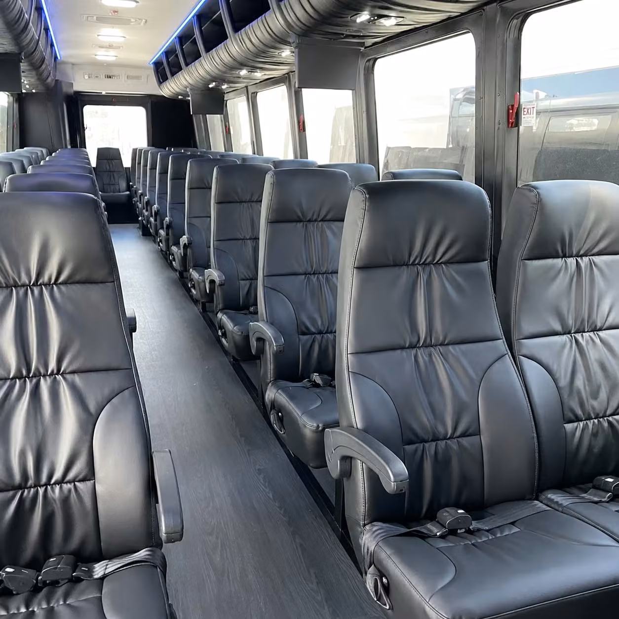 30 passenger minibus inside