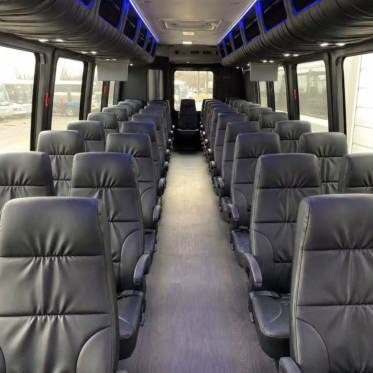 30 passenger minibus interior