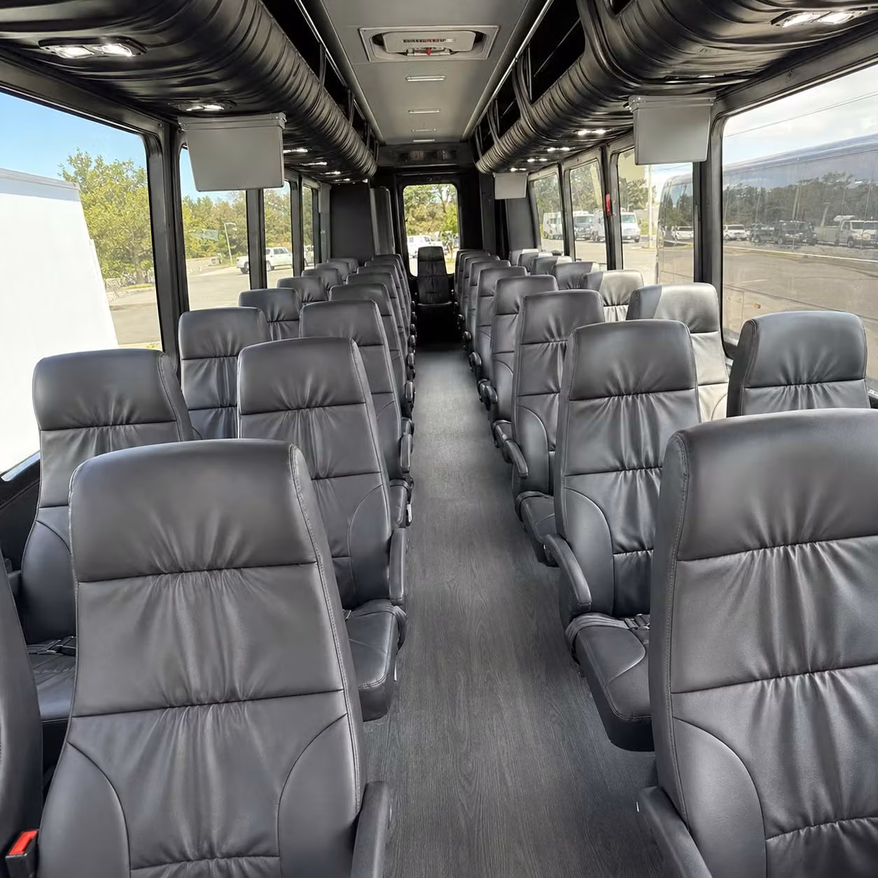 35 passenger minibus inside
