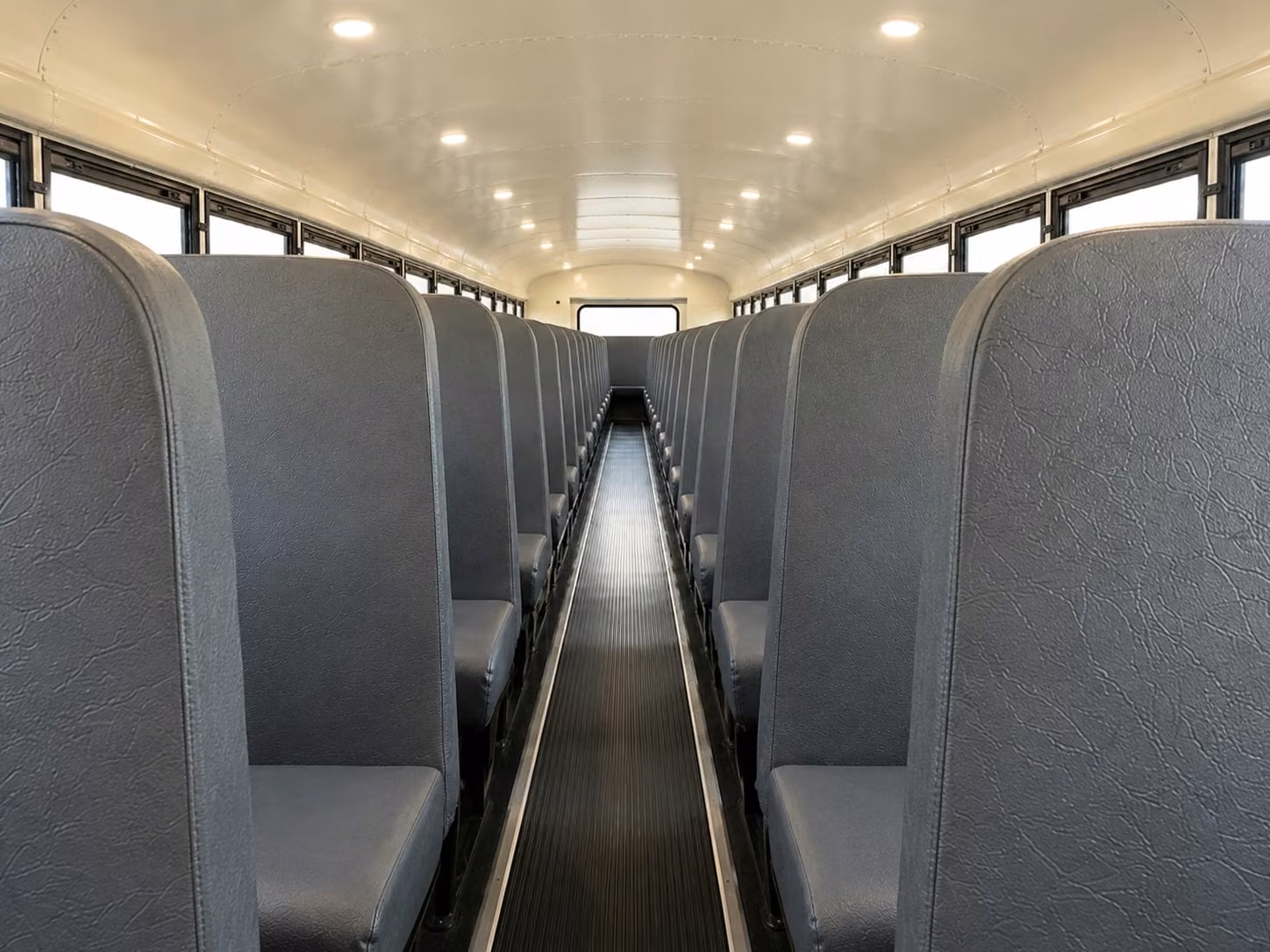 school bus inside