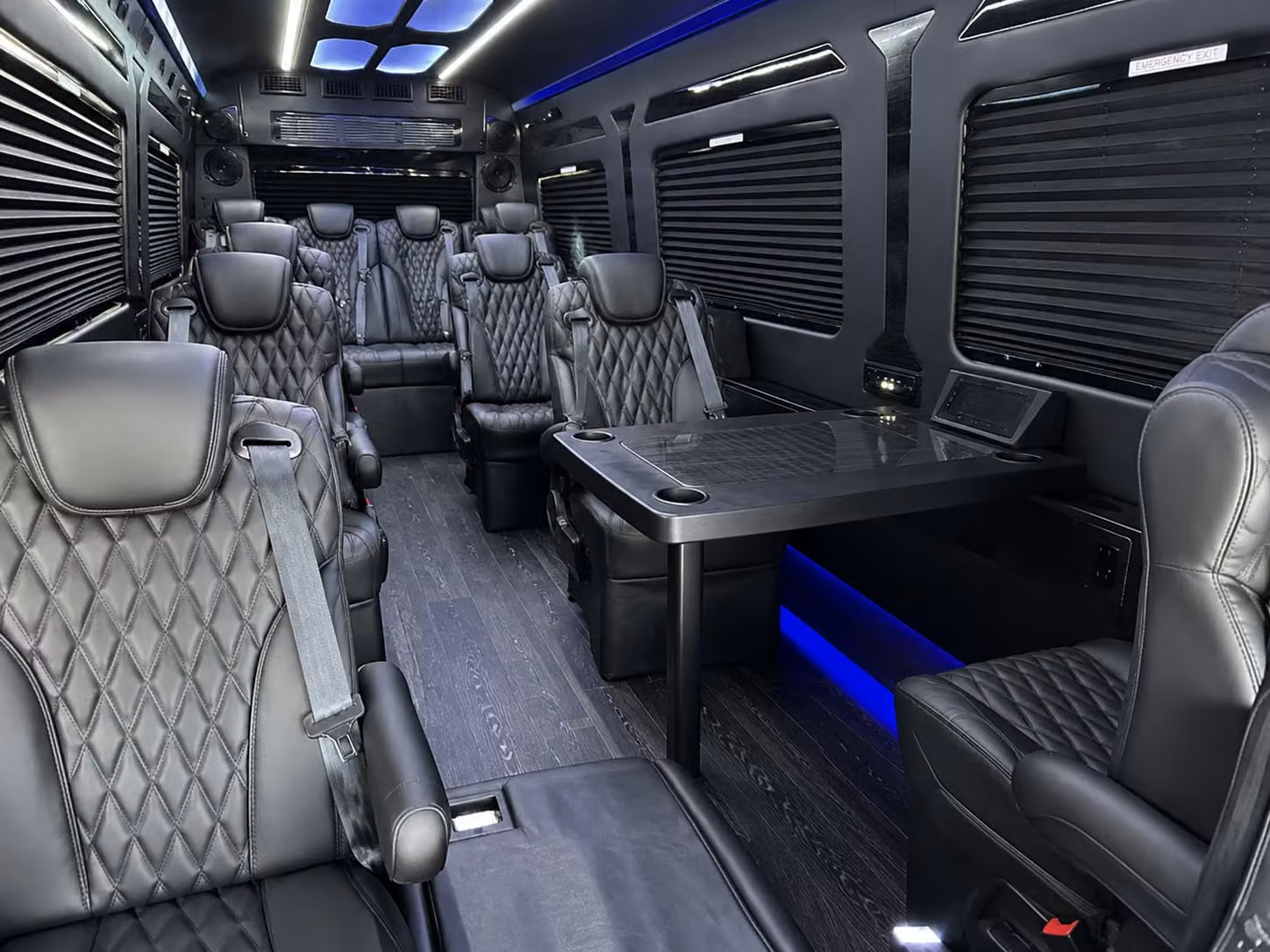 sprinter van with driver inside