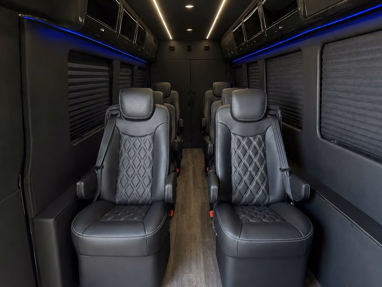 sprinter van with driver interior